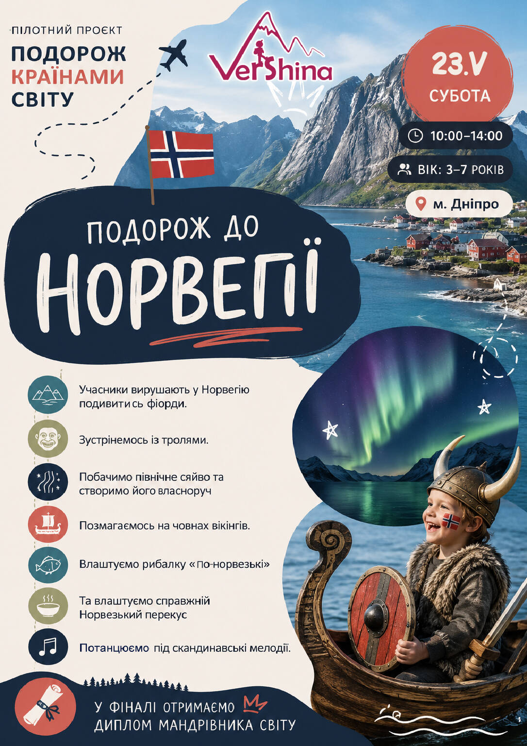 СУБОТНІЙ КЛУБ: Подорож до Норвегії!